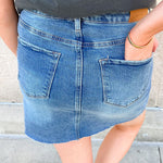 [Dear John] Quinn Denim Skirt - The Pink Pineapple 850