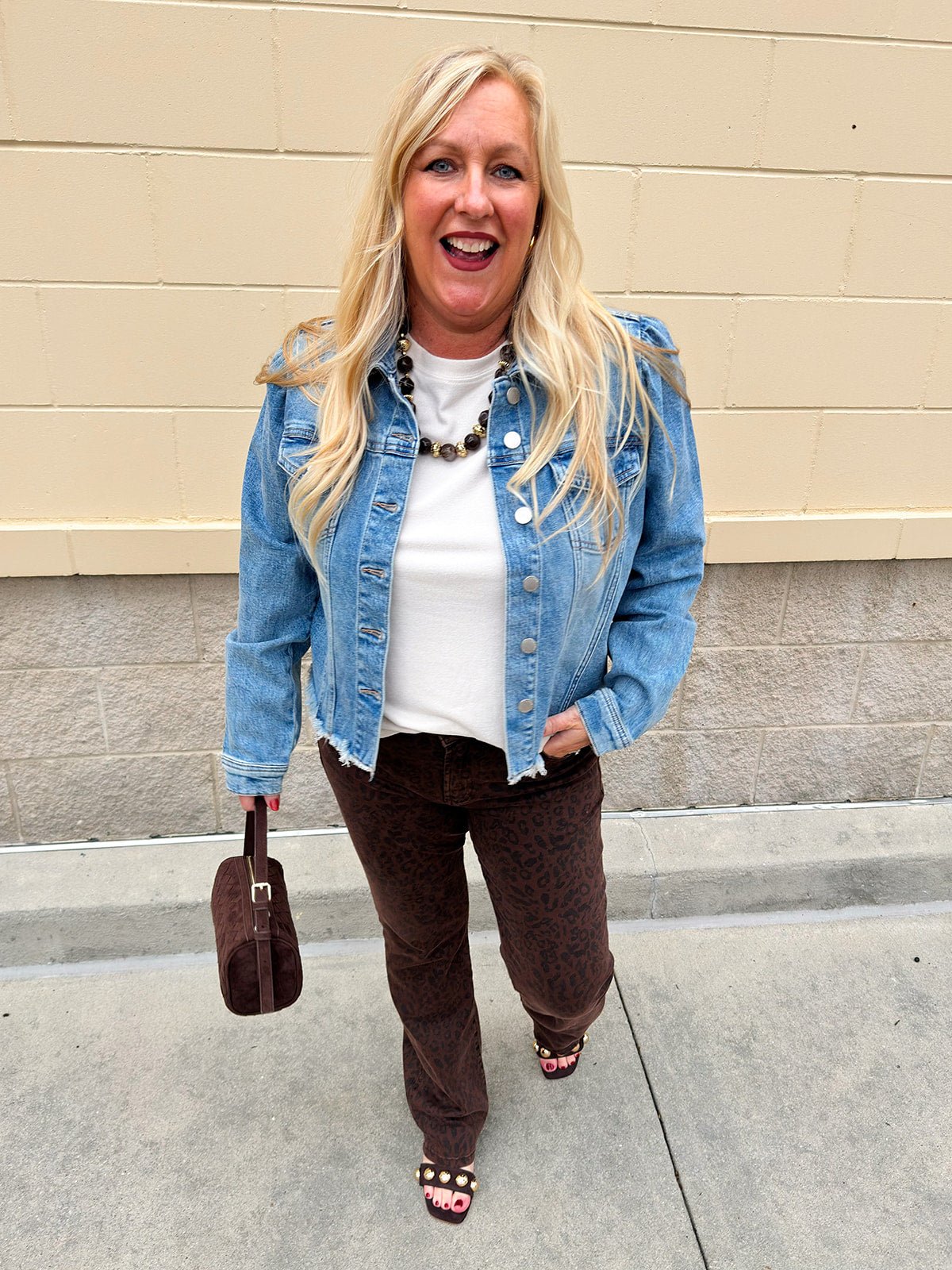 [Dear John] Roselyn Monocloud Frayed Hem Denim Jacket - The Pink Pineapple 850