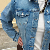 [Dear John] Roselyn Monocloud Frayed Hem Denim Jacket - The Pink Pineapple 850