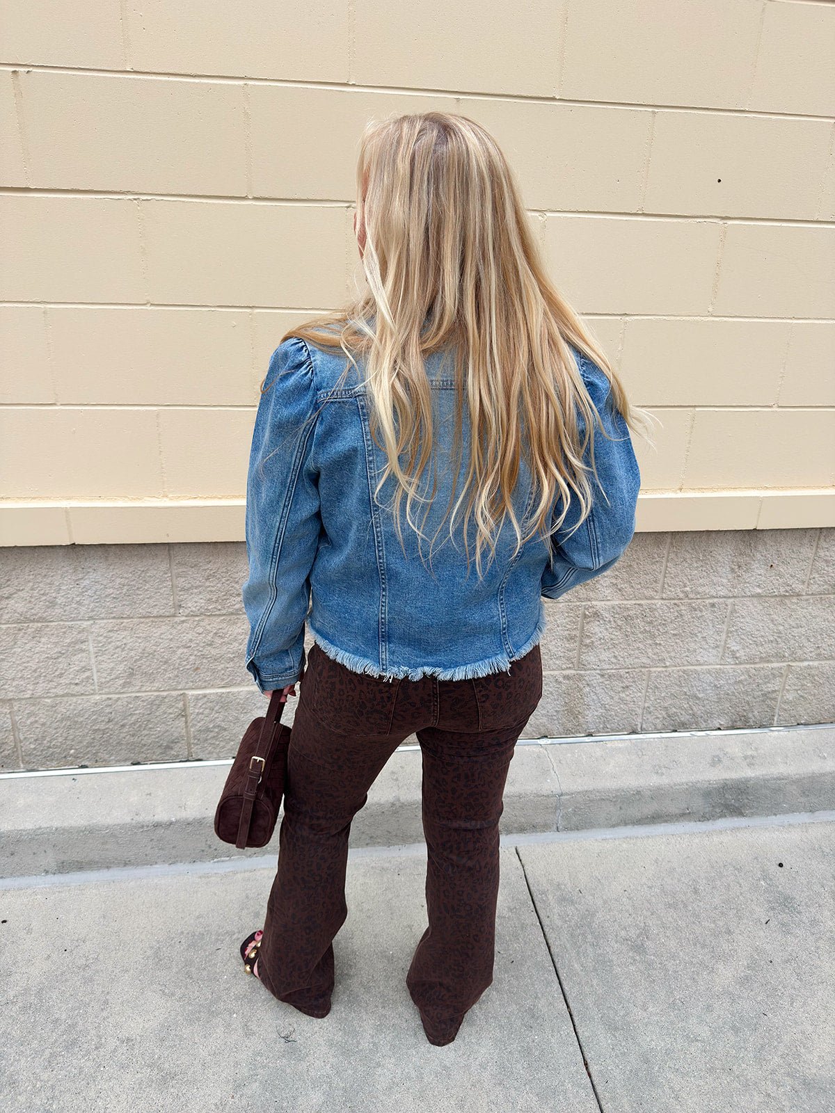 [Dear John] Roselyn Monocloud Frayed Hem Denim Jacket - The Pink Pineapple 850