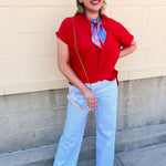 [Dear John] Taylor Mid Rise Straight Jeans in Skyway Stripe - The Pink Pineapple 850