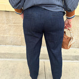 [Dear John] The Hampton Trouser Cut Pant in Zodiac - The Pink Pineapple 850