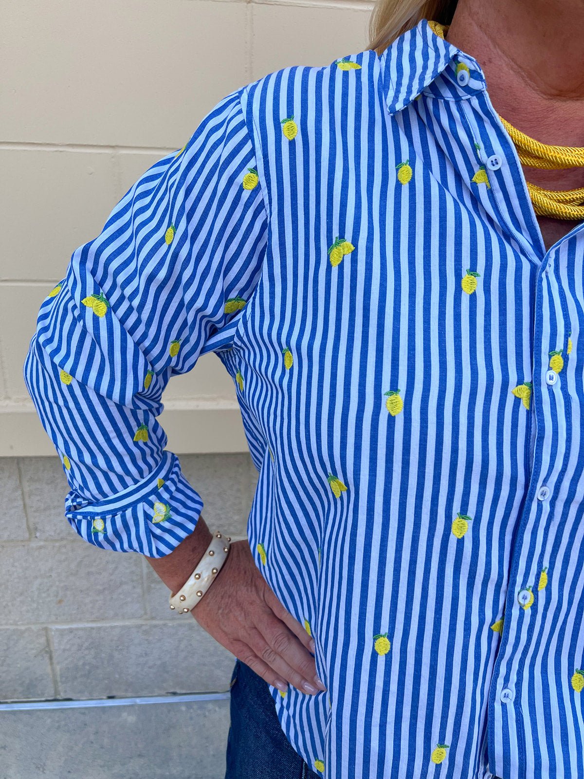 [Dear John] When Life Gives You Lemons Top - The Pink Pineapple 850