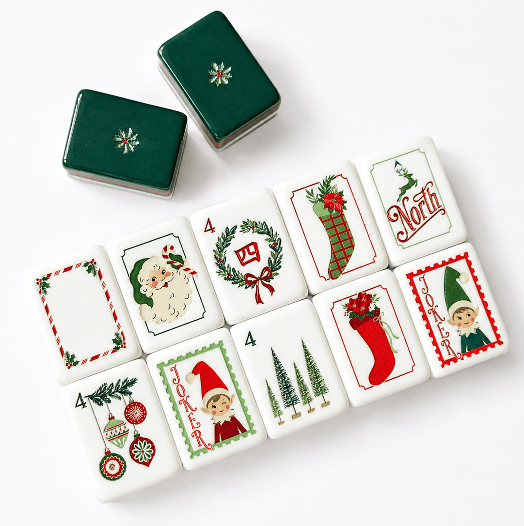 Dear Santa Mahjong Tile Set - The Pink Pineapple 850