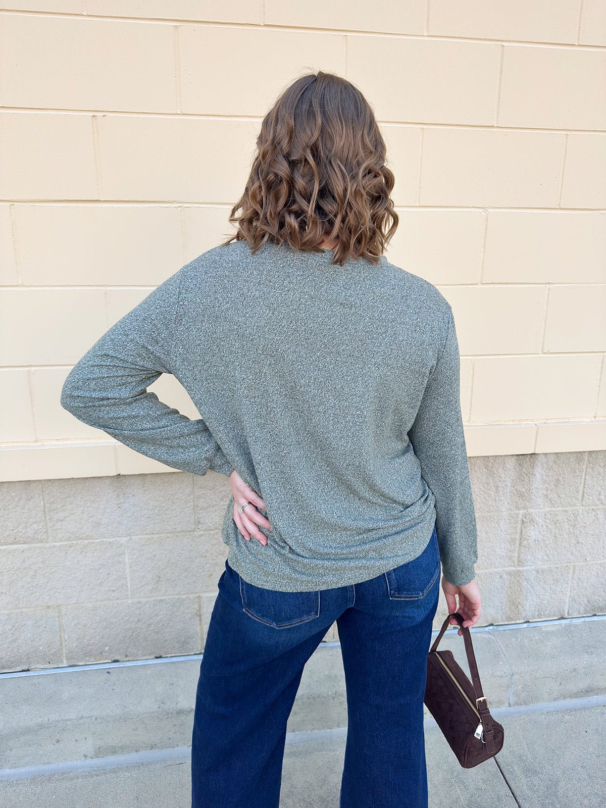 Deep Moss Hacci Tee - The Pink Pineapple 850