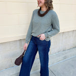 Deep Moss Hacci Tee - The Pink Pineapple 850