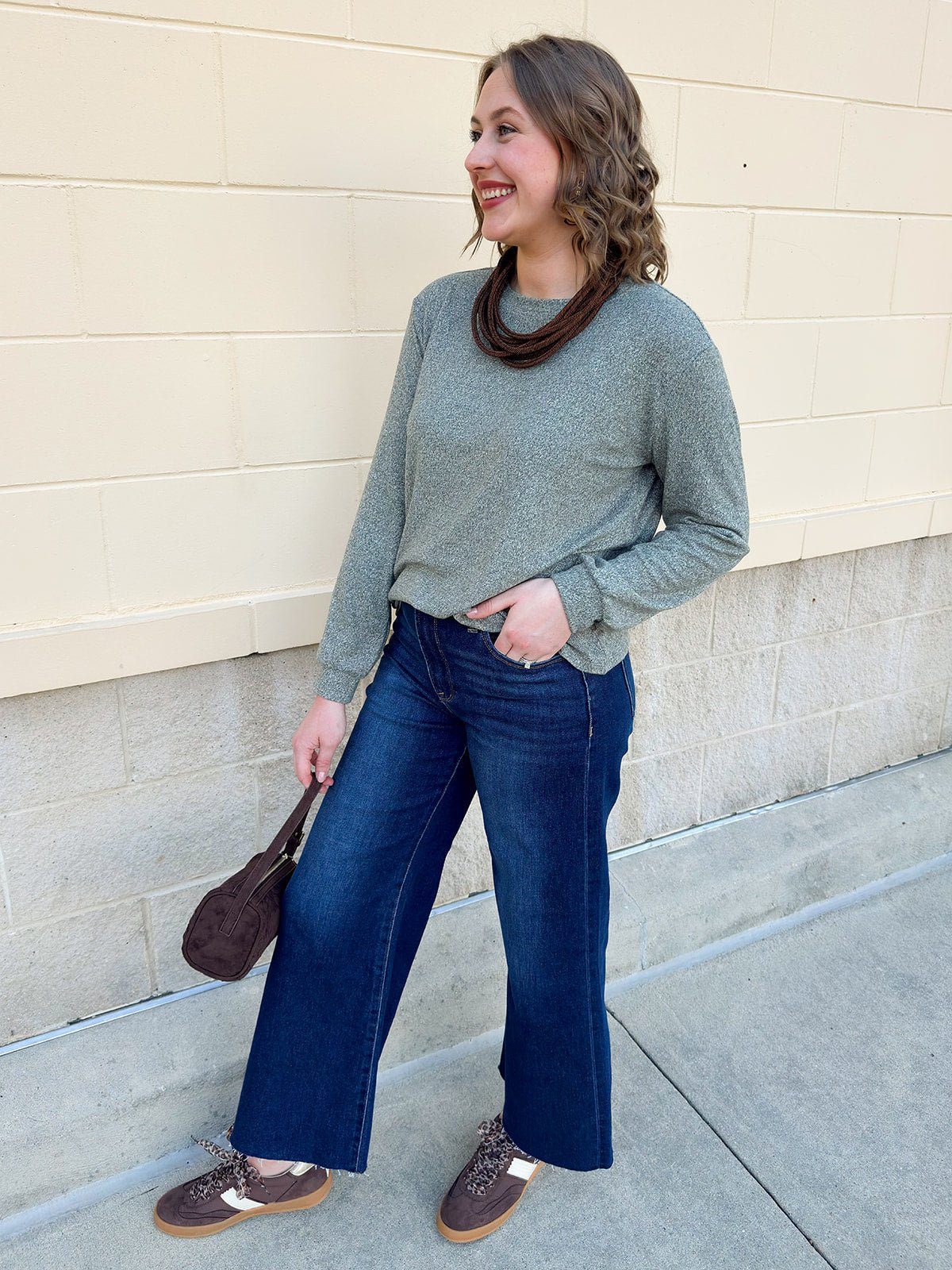 Deep Moss Hacci Tee - The Pink Pineapple 850