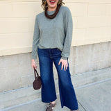 Deep Moss Hacci Tee - The Pink Pineapple 850