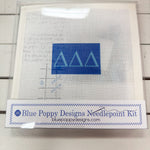 Delta Delta Delta 3x2 Needlepoint Kit - The Pink Pineapple 850