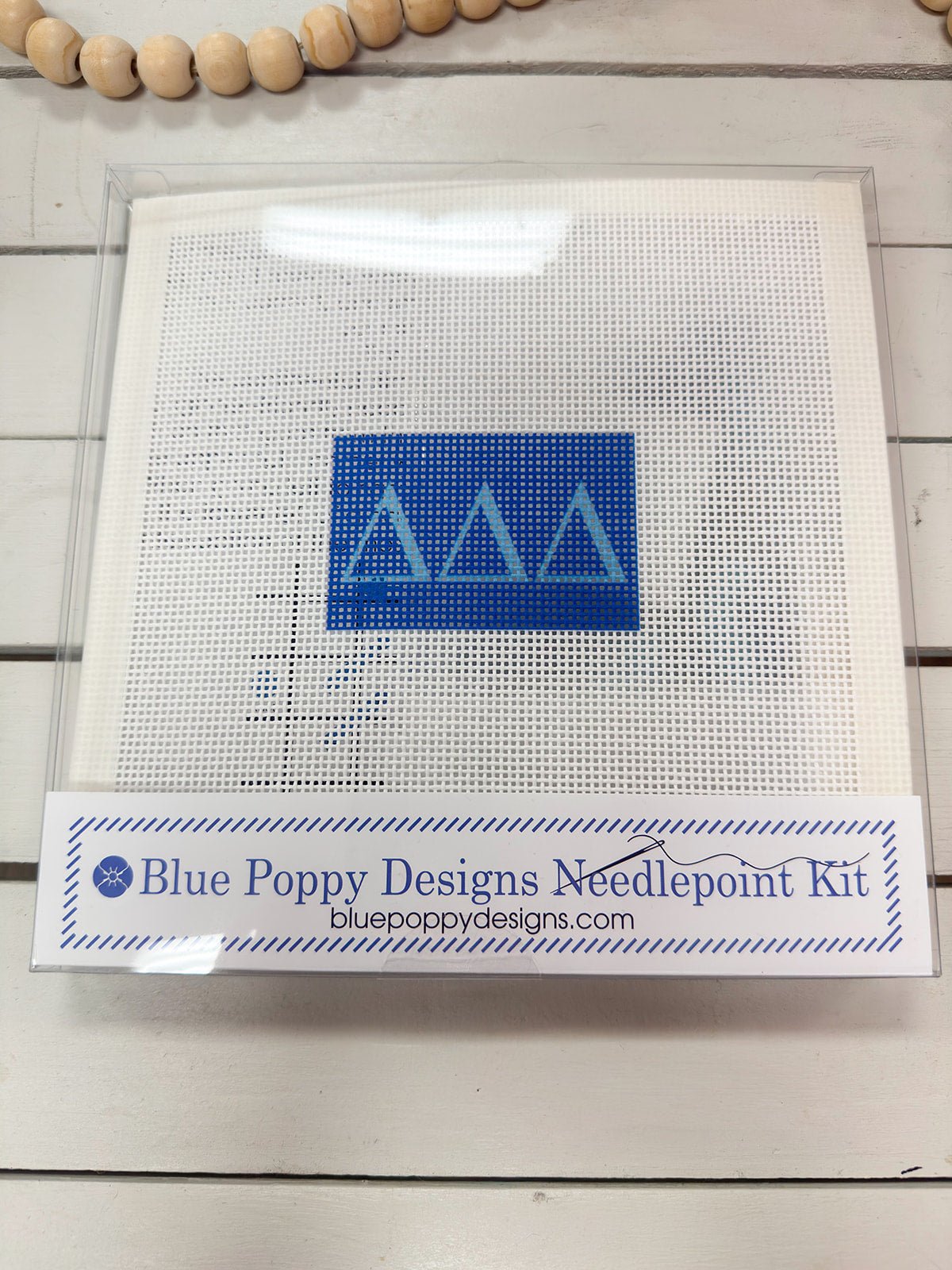 Delta Delta Delta 3x2 Needlepoint Kit - The Pink Pineapple 850