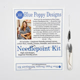 Delta Delta Delta 3x2 Needlepoint Kit - The Pink Pineapple 850