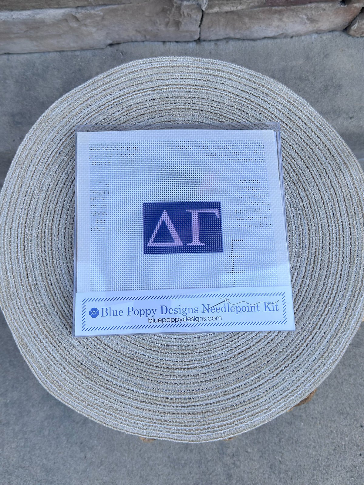 Delta Gamma 3x2 Needlepoint Kit - The Pink Pineapple 850