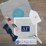 Delta Gamma 3x2 Needlepoint Kit - The Pink Pineapple 850