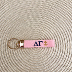 Delta Gamma Embroidered Keychain - The Pink Pineapple 850