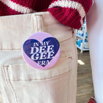 Delta Gamma In My Era Button Pin - The Pink Pineapple 850