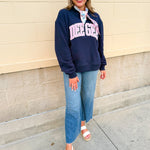 Delta Gamma Mock Neck Sweatshirt - The Pink Pineapple 850