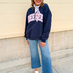 Delta Gamma Mock Neck Sweatshirt - The Pink Pineapple 850