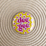 Delta Gamma Pink Stars Button Pin - The Pink Pineapple 850