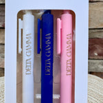 Delta Gamma Sorority 3-Pen Set - The Pink Pineapple 850