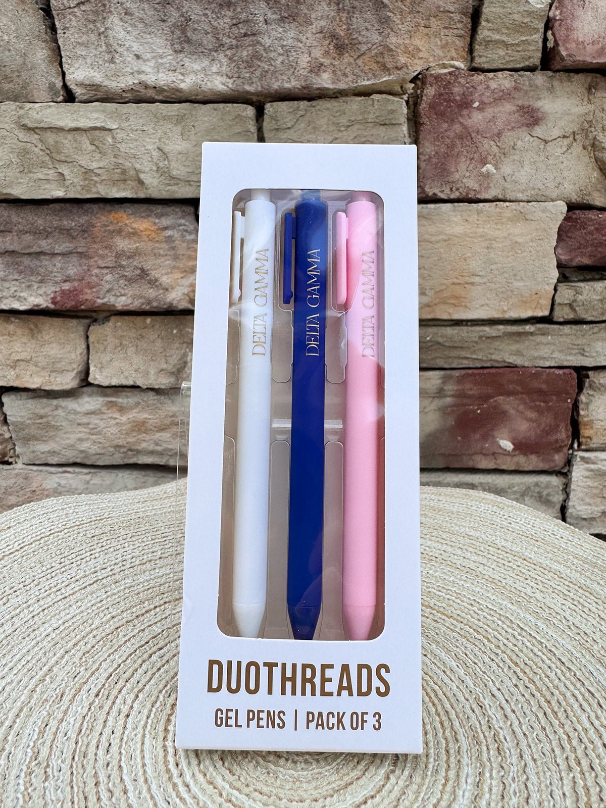 Delta Gamma Sorority 3-Pen Set - The Pink Pineapple 850