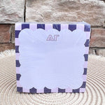 Delta Gamma Sorority Scalloped Notepad Cube - The Pink Pineapple 850