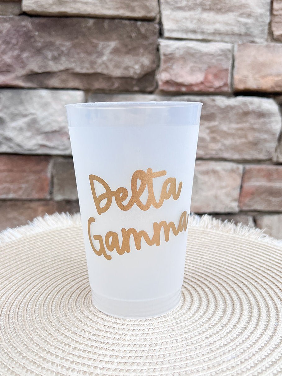 Delta Gamma Stay Golden Stadium Cup - The Pink Pineapple 850