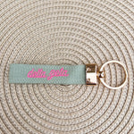Delta Zeta Embroidered Keychain - The Pink Pineapple 850
