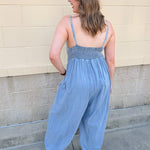 Denim Daydream Jumpsuit - The Pink Pineapple 850