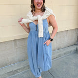 Denim Daydream Jumpsuit - The Pink Pineapple 850