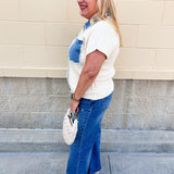 Denim Days Knit Top - The Pink Pineapple 850