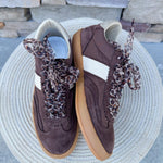 Dixie Chocolate Suede Sneakers - The Pink Pineapple 850