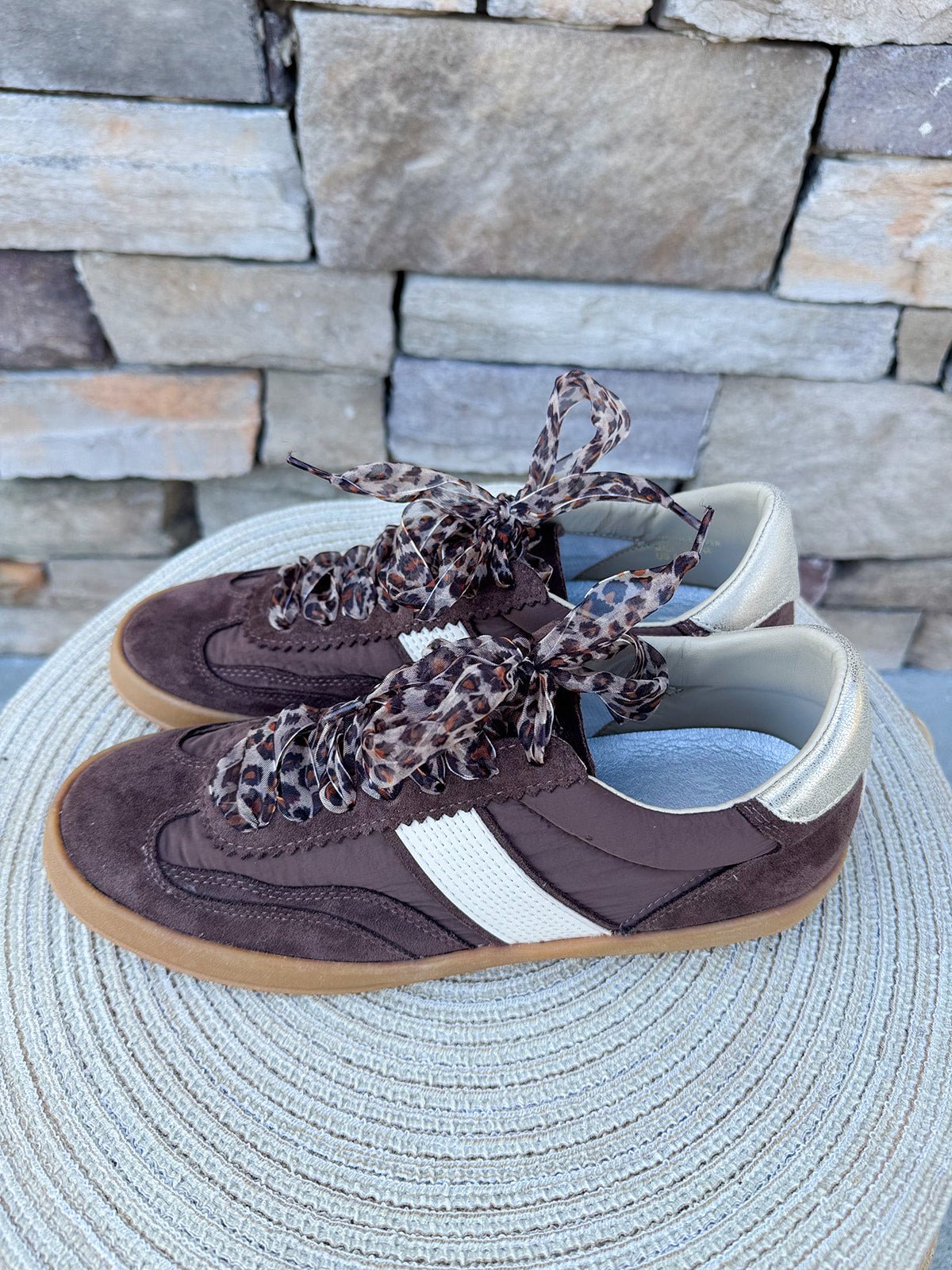 Dixie Chocolate Suede Sneakers - The Pink Pineapple 850