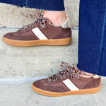 Dixie Chocolate Suede Sneakers - The Pink Pineapple 850