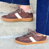 Dixie Chocolate Suede Sneakers - The Pink Pineapple 850