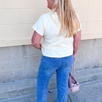 Dockside Darling Lobster Patch Tee in Butter Yellow - The Pink Pineapple 850