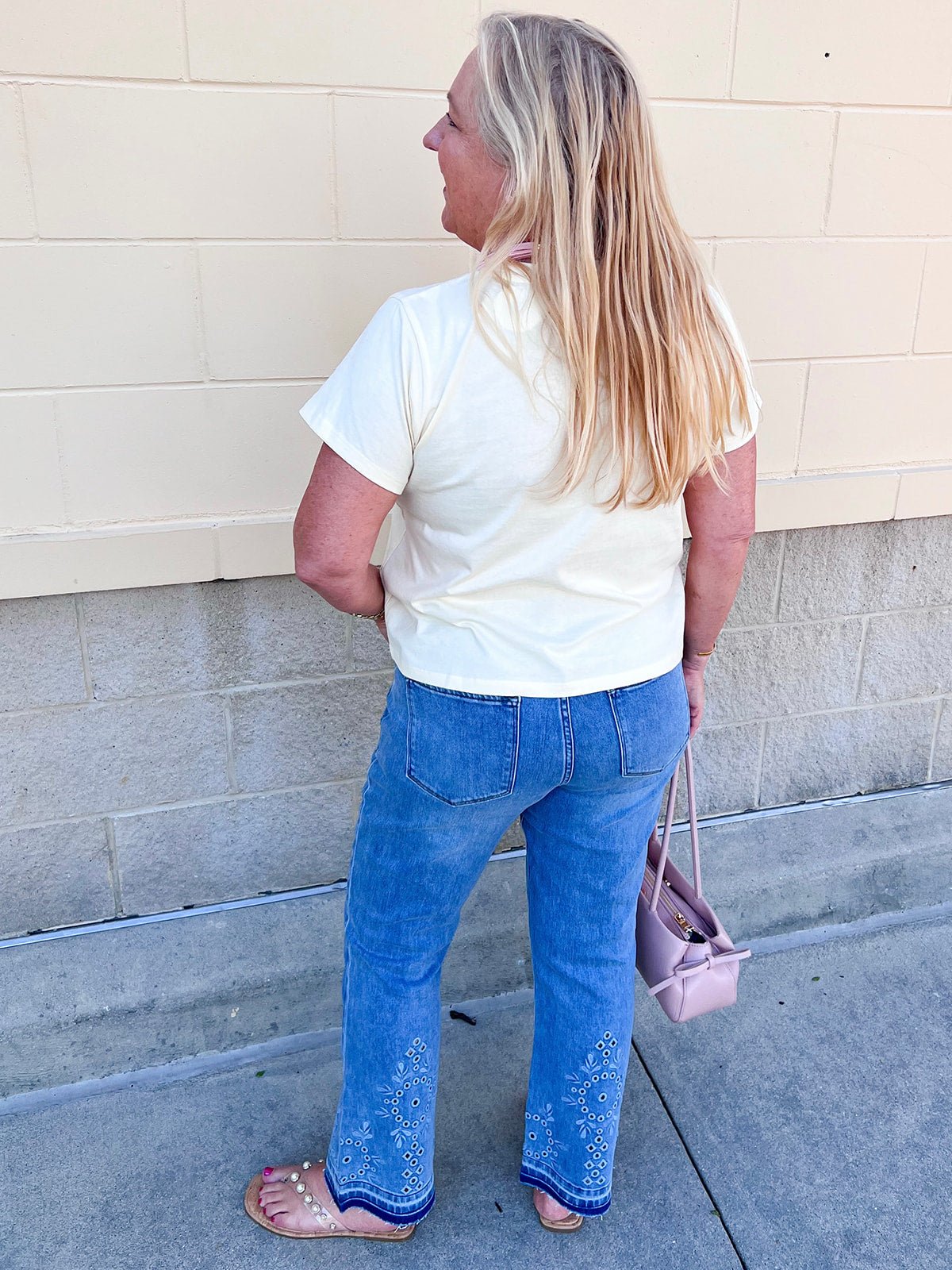 Dockside Darling Lobster Patch Tee in Butter Yellow - The Pink Pineapple 850