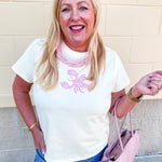 Dockside Darling Lobster Patch Tee in Butter Yellow - The Pink Pineapple 850
