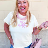 Dockside Darling Lobster Patch Tee in Butter Yellow - The Pink Pineapple 850