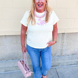 Dockside Darling Lobster Patch Tee in Butter Yellow - The Pink Pineapple 850