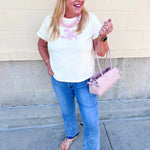 Dockside Darling Lobster Patch Tee in Butter Yellow - The Pink Pineapple 850