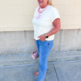 Dockside Darling Lobster Patch Tee in Butter Yellow - The Pink Pineapple 850