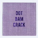 Dot Bam Crack Mahjong Cocktail Napkins - The Pink Pineapple 850