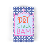 Dot, Crack, Bam Mahjong Blue Tiles Guest Towels - The Pink Pineapple 850