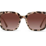 Madison Polarized Sunglasses-Blush Pink Tortoise/Gradient Brown Lens