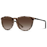 Drew Polarized Round Sunglasses - Pink Tortoise/Brown - The Pink Pineapple 850