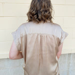 Driftwood Silk Touch Blouse in Coco - The Pink Pineapple 850