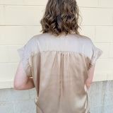 Driftwood Silk Touch Blouse in Coco - The Pink Pineapple 850