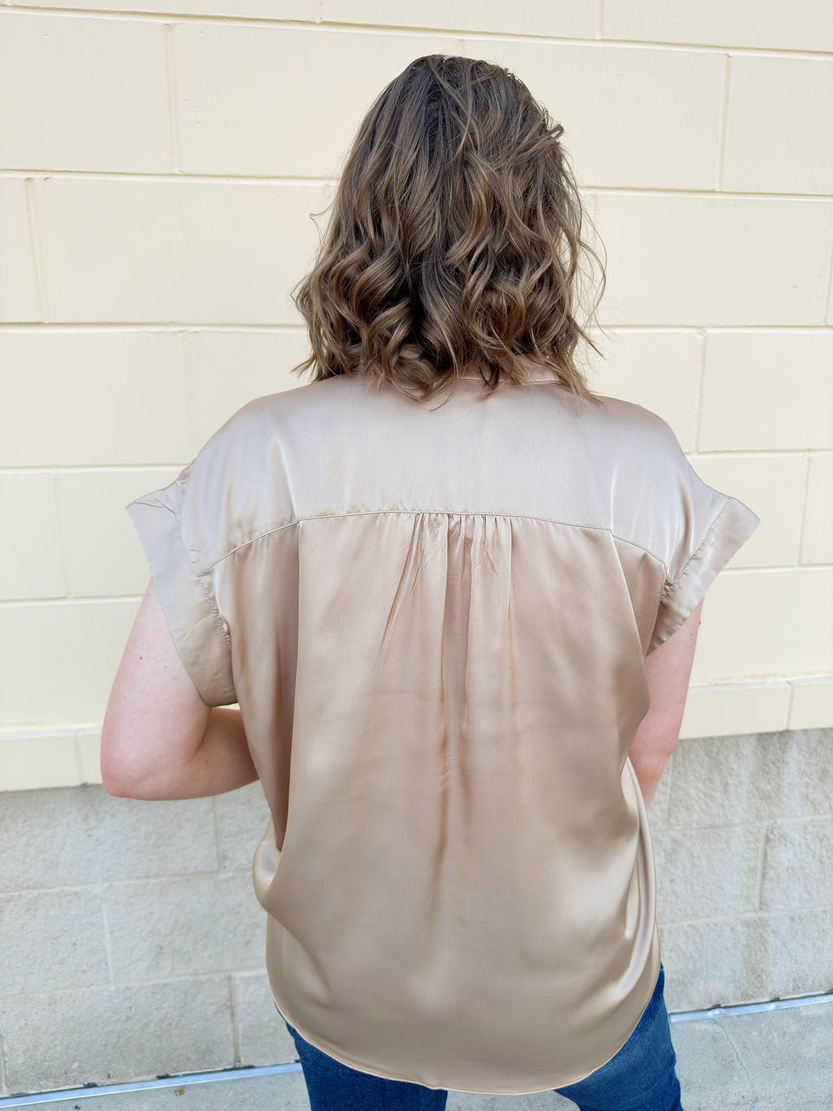 Driftwood Silk Touch Blouse in Coco - The Pink Pineapple 850