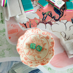Duchess Mint Mini Mahjong Dice - The Pink Pineapple 850