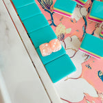 Duchess Peach Mini Mahjong Dice - The Pink Pineapple 850